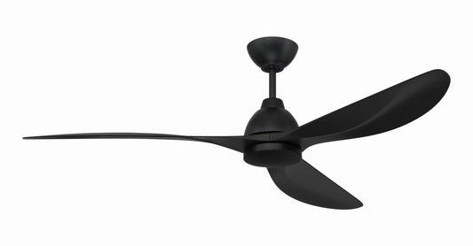 Frazier 56" 3-blade In/Outdoor Ceiling Fan 56" Ceiling Fan in Flat Black