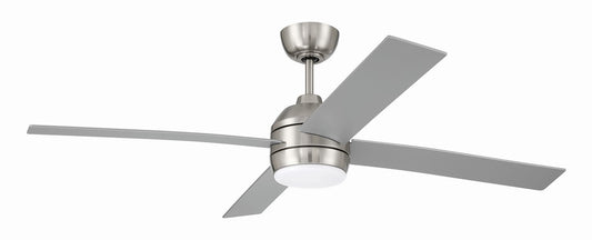 Kelsey 52" 4-blade Indoor Ceiling Fan 52" Ceiling Fan in Brushed Polished Nickel