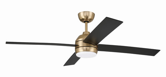 Kelsey 52" 4-blade Indoor Ceiling Fan 52" Ceiling Fan in Satin Brass