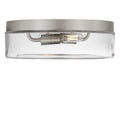 Rhett Two Light Flush Mount in Brushed Nickel