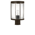 Luning One Light Outdoor Post Lantern in Antique Bronze