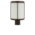 Luning One Light Outdoor Post Lantern in Antique Bronze