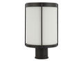 Luning One Light Outdoor Post Lantern in Textured Black