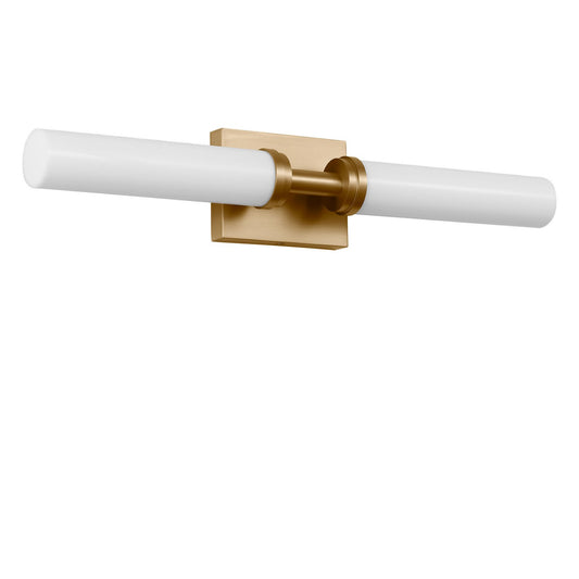 Coles LED Vanity in Satin Brass