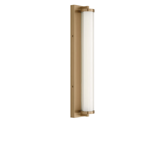 Weston LED Vanity in Satin Brass