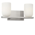 Neblina Two Light Vanity in Brushed Nickel