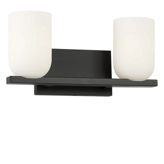 Neblina Two Light Vanity in Midnight Black