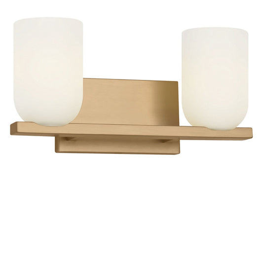 Neblina Two Light Vanity in Satin Brass