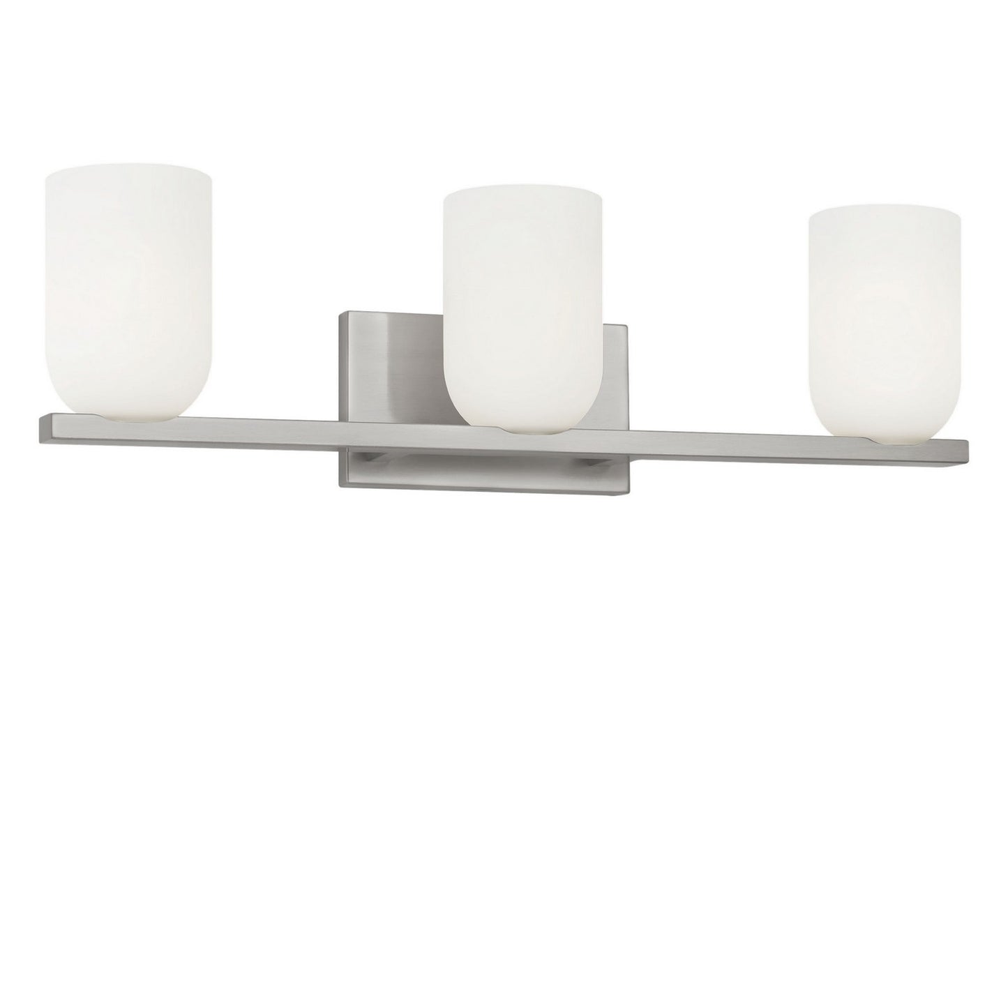 Neblina Three Light Vanity in Brushed Nickel