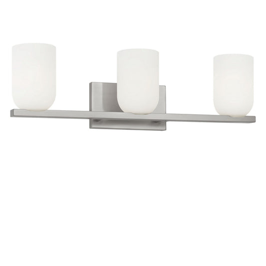 Neblina Three Light Vanity in Brushed Nickel