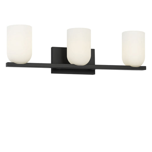 Neblina Three Light Vanity in Midnight Black