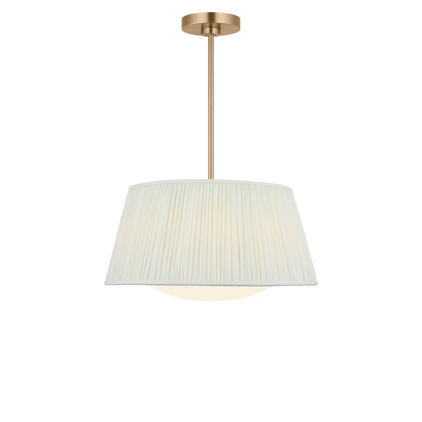Vilera Three Light Pendant in Satin Brass