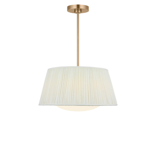 Vilera Three Light Pendant in Satin Brass