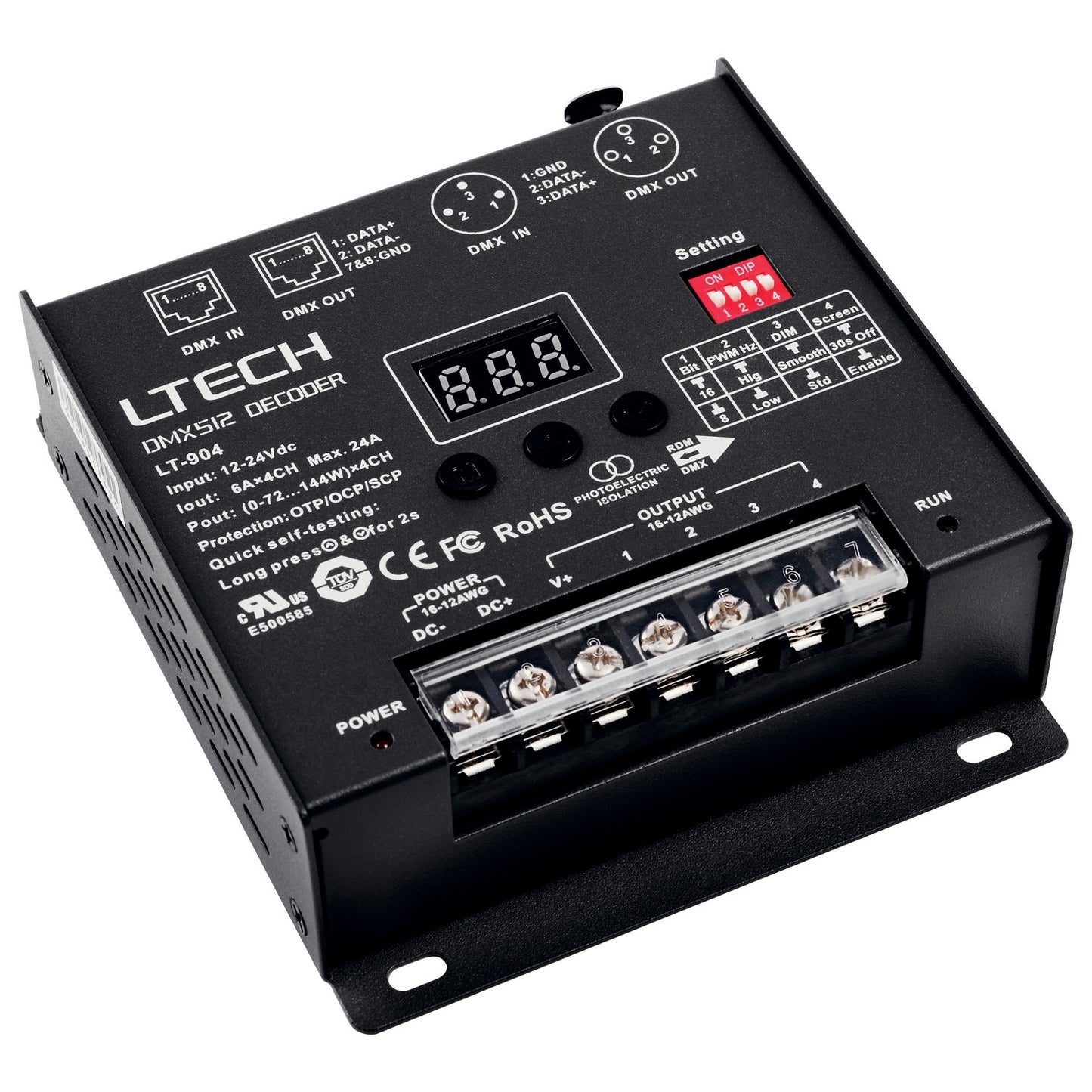 Tunable Dry Tape Accessory Decoder in Black