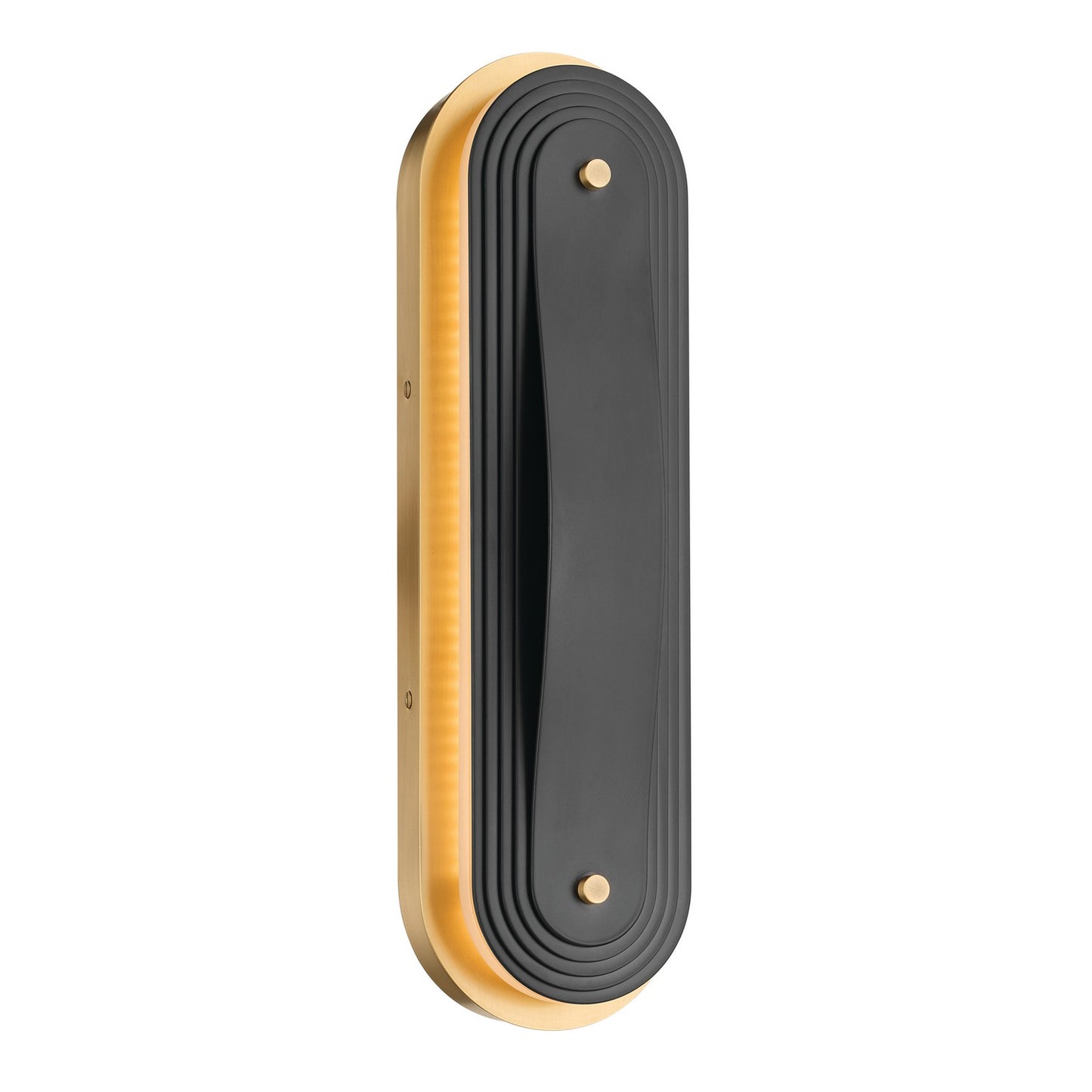 Tauri LED Wall Sconce in Lacquered Brass