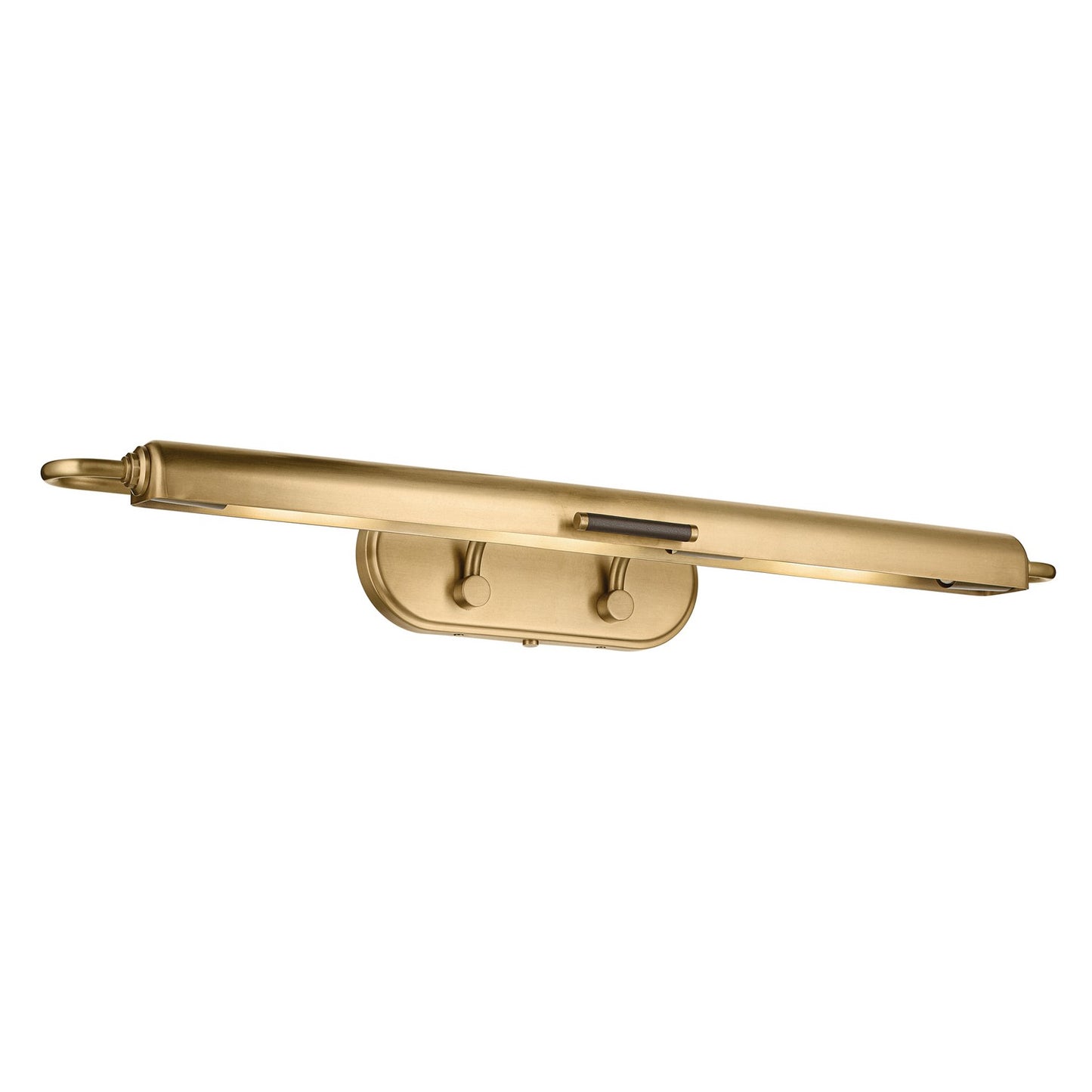 Caillier LED Picture Light in Lacquered Brass