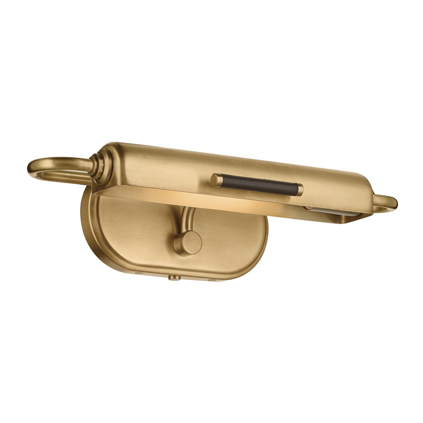 Caillier LED Picture Light in Lacquered Brass