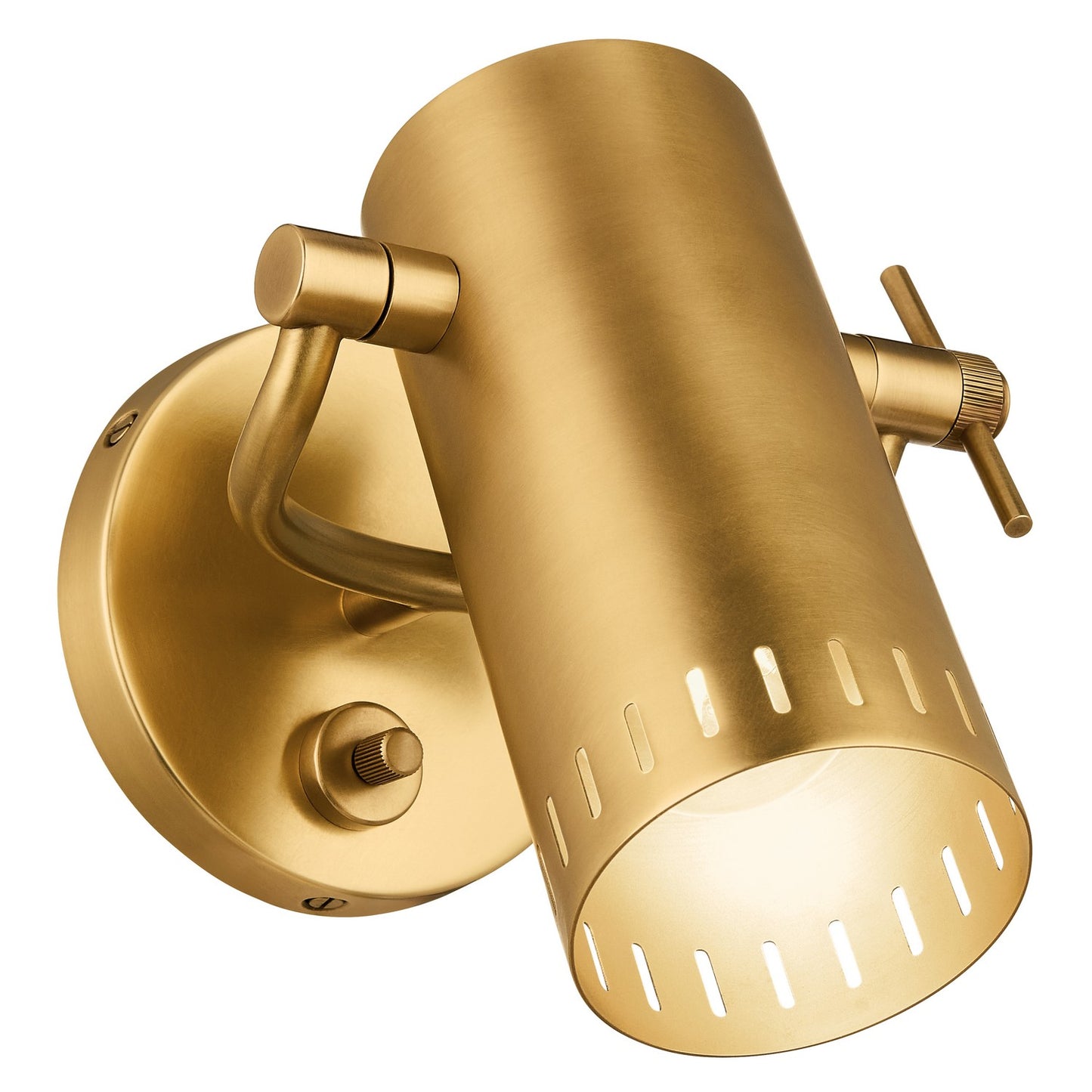 Ruehl LED Wall Sconce in Lacquered Brass