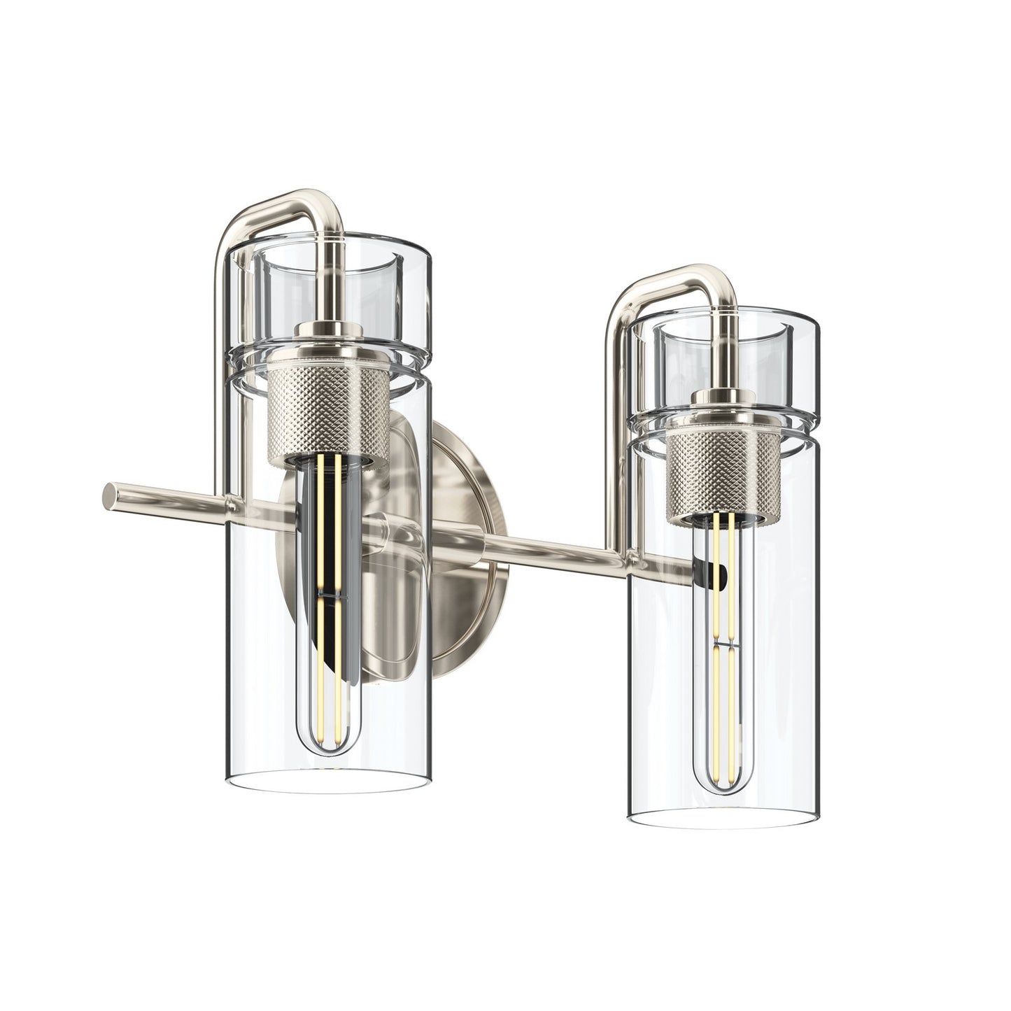 Niccol Two Light Bath in Polished Nickel