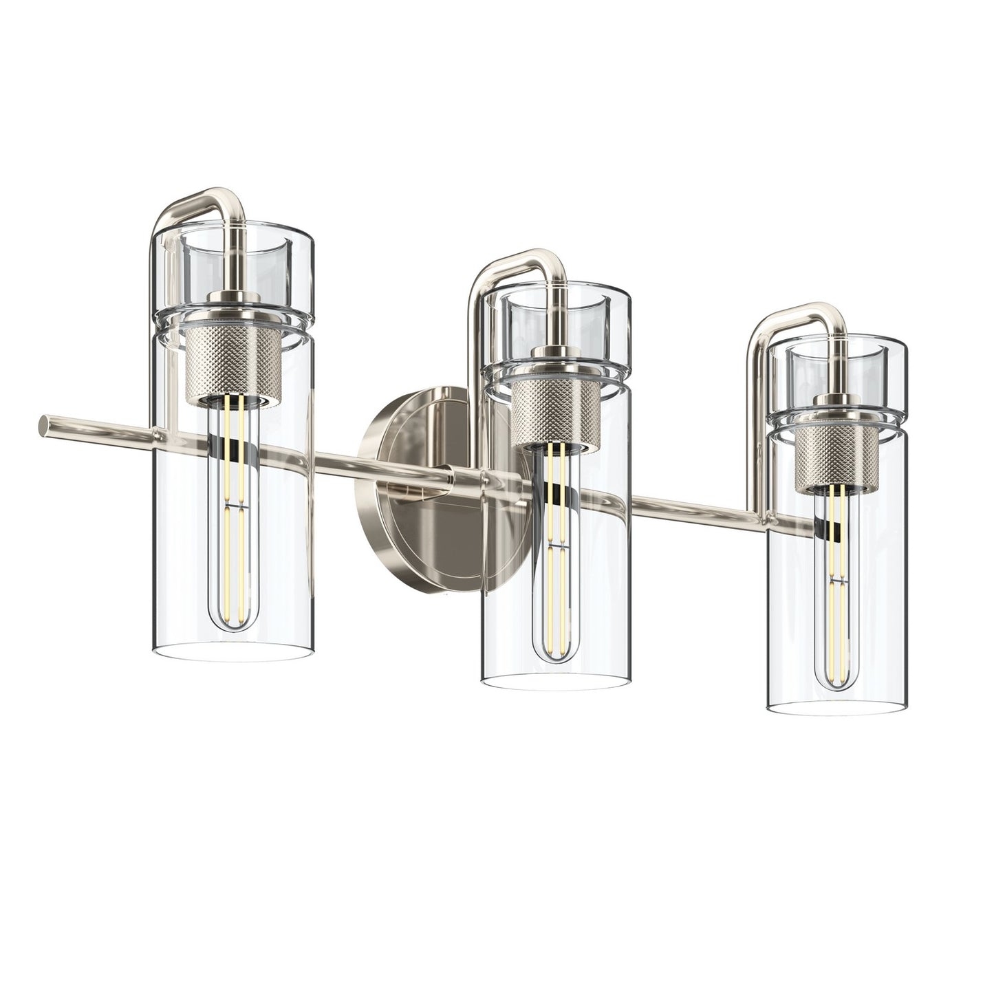 Niccol Three Light Bath in Polished Nickel