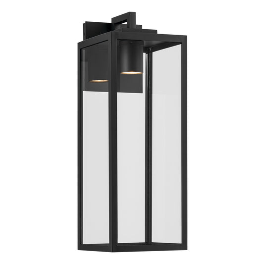Branner One Light Outdoor Wall Mount in Textured Black