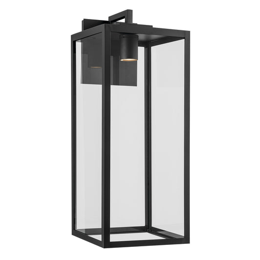 Branner One Light Outdoor Wall Mount in Textured Black