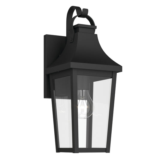 Cleary One Light Outdoor Wall Mount in Textured Black