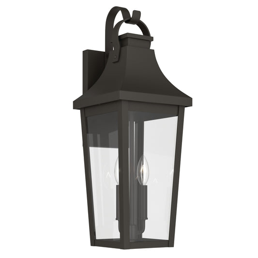 Cleary Two Light Outdoor Wall Mount in Olde Bronze