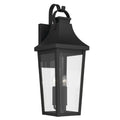 Cleary Three Light Outdoor Wall Mount in Textured Black