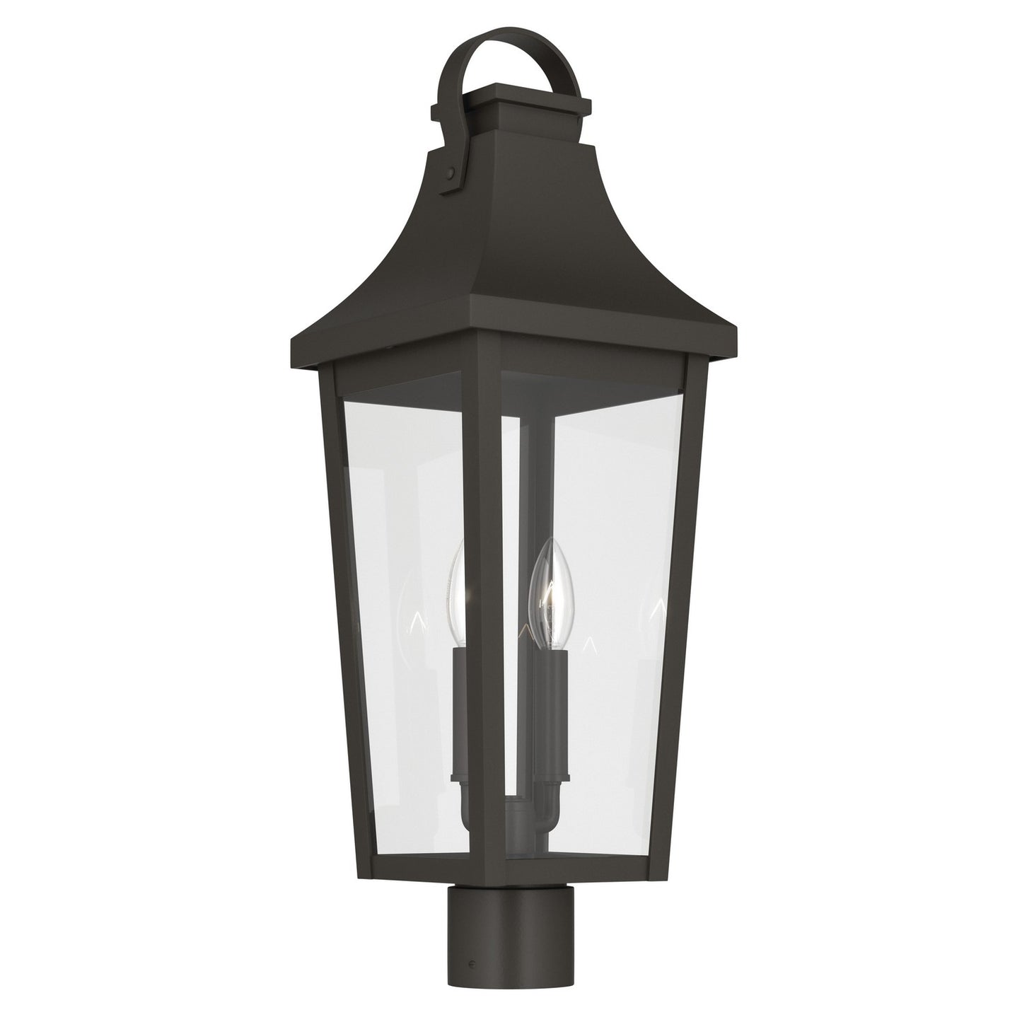 Cleary Two Light Outdoor Post Lantern in Olde Bronze