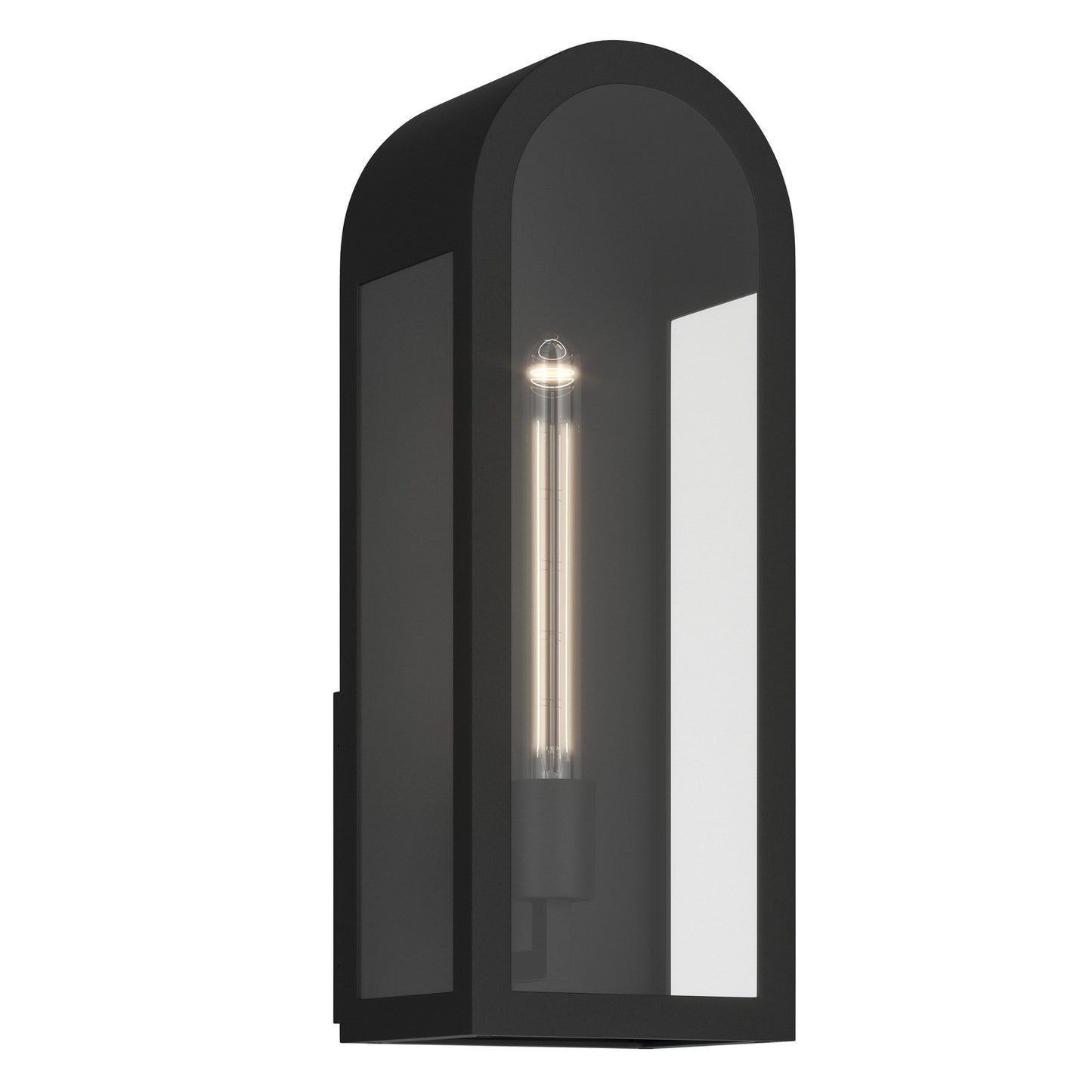 Marea One Light Outdoor Wall Mount in Textured Black