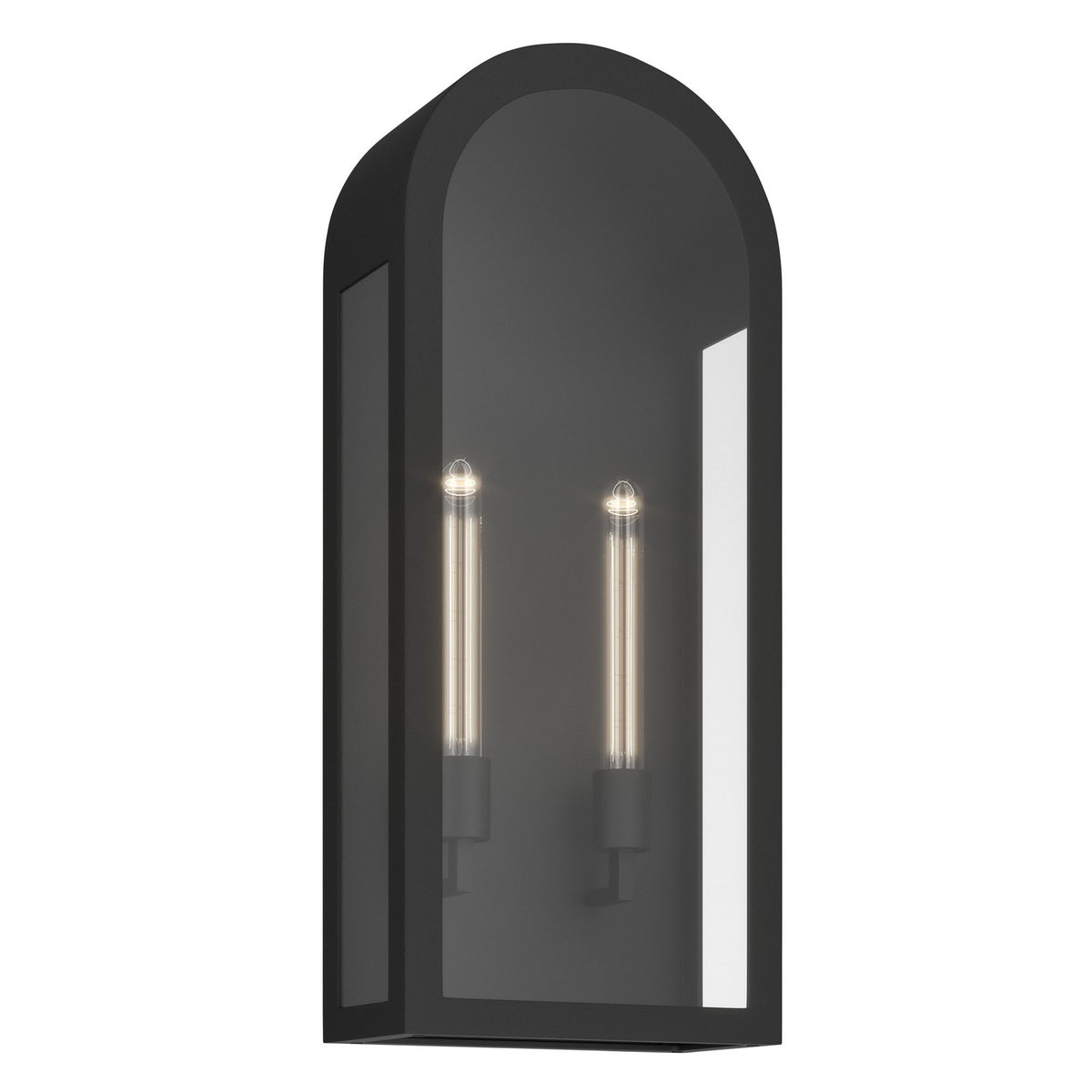 Marea Two Light Outdoor Wall Mount in Textured Black