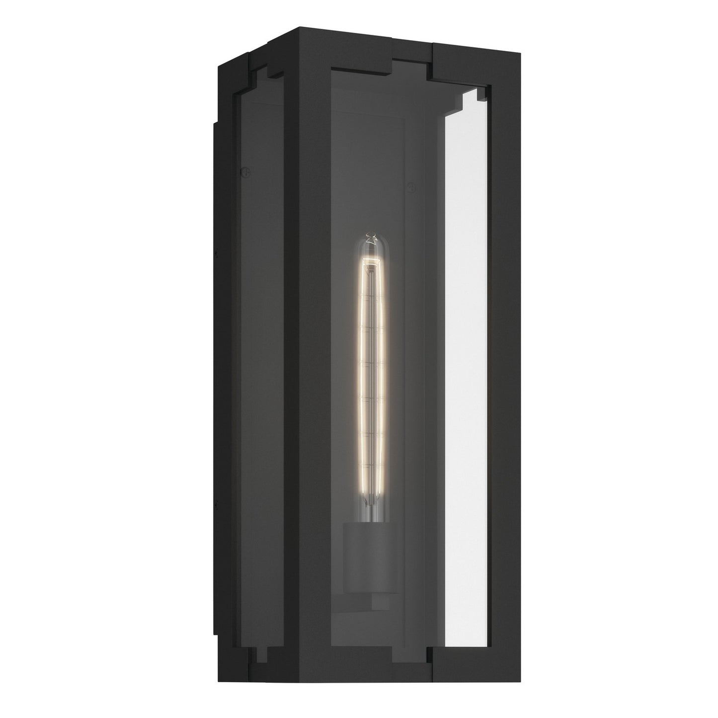 Calen One Light Outdoor Wall Mount in Textured Black