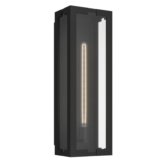 Calen One Light Outdoor Wall Mount in Textured Black