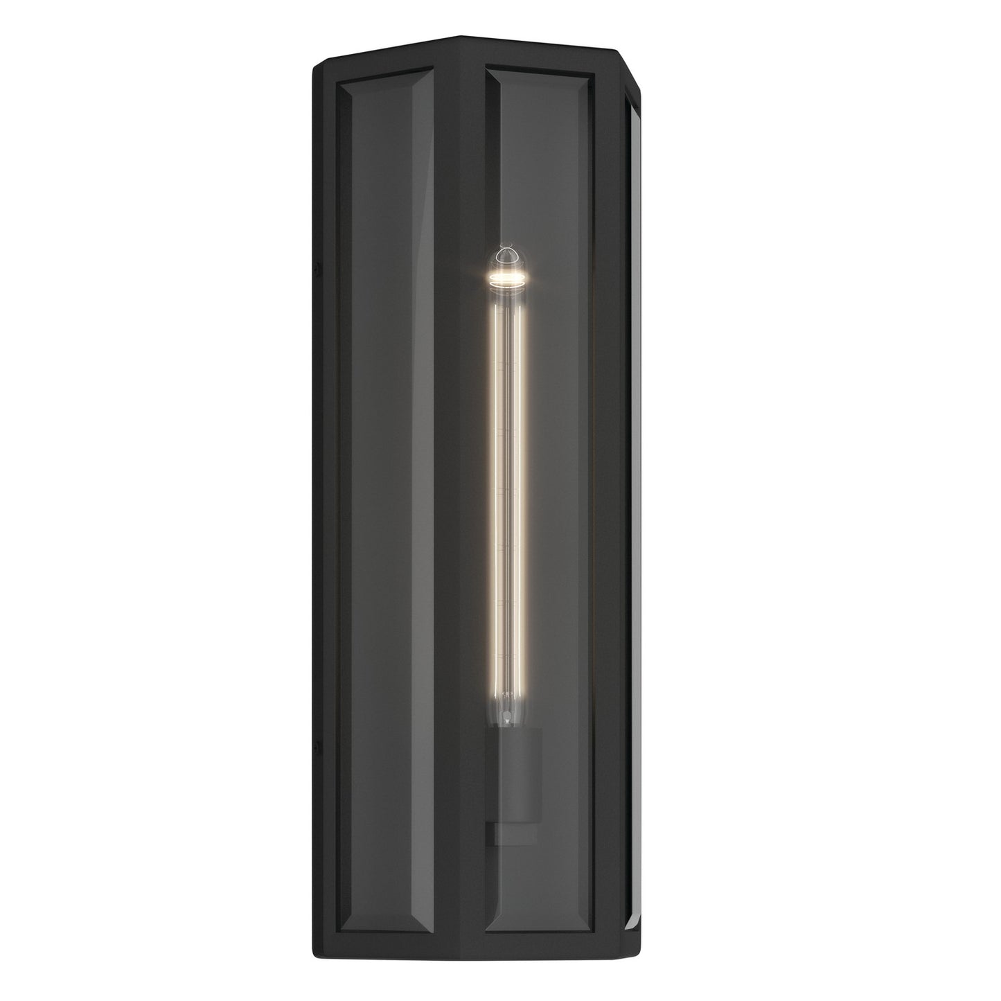 Berens One Light Outdoor Wall Mount in Textured Black