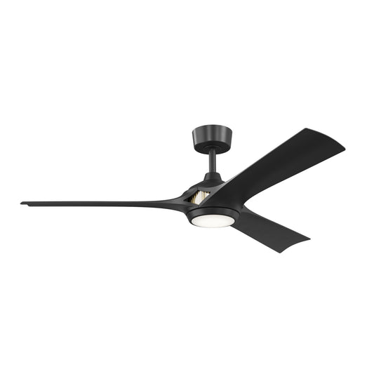 Veetra 56" Ceiling Fan in Matte Black