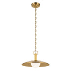 Kurio LED Pendant in Lacquered Brass