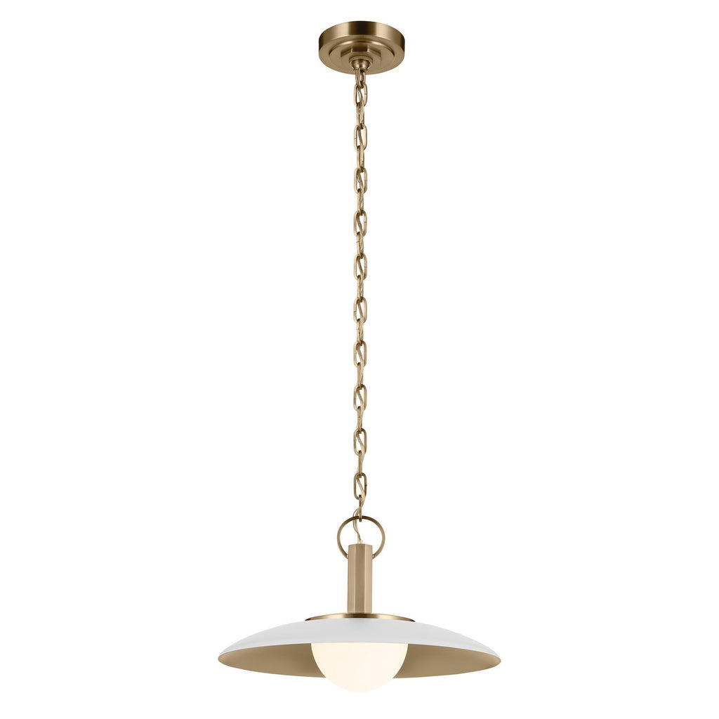 Kurio LED Pendant in White