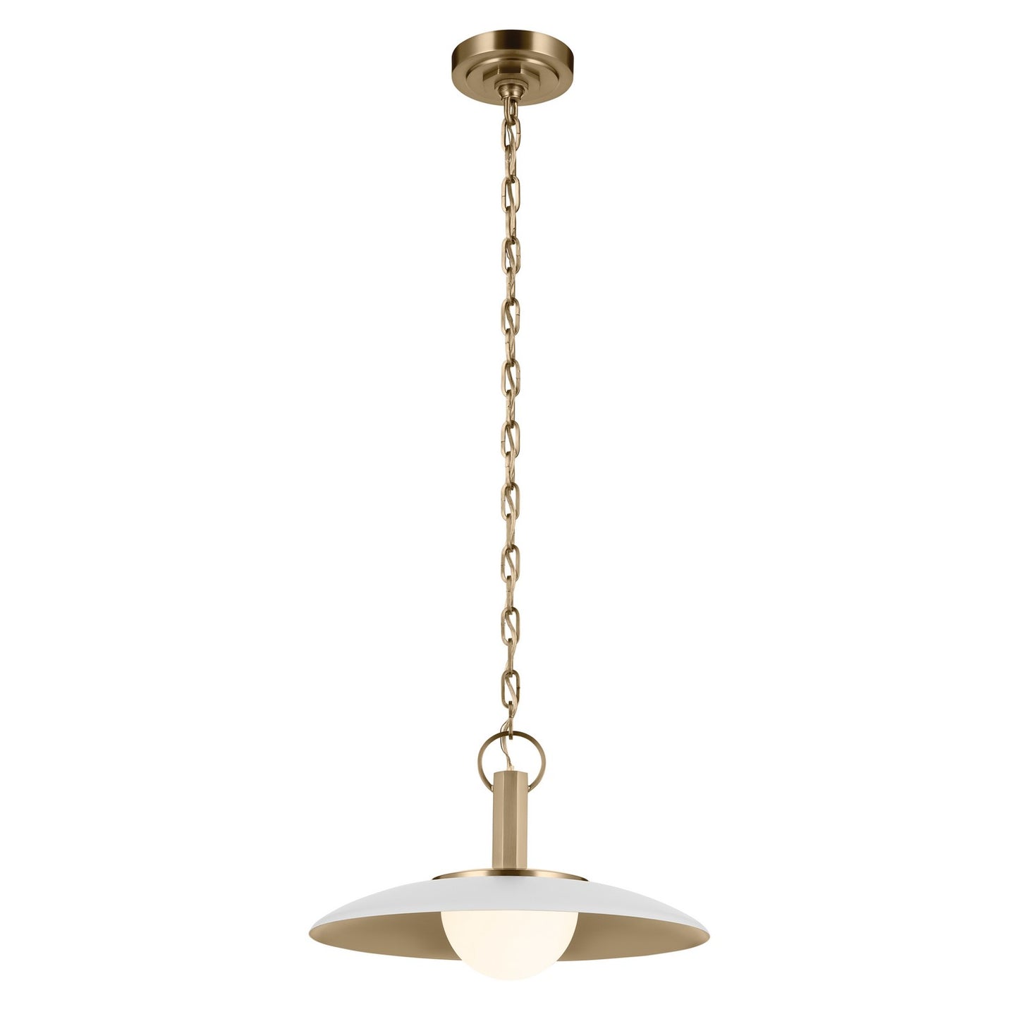 Kurio LED Pendant in White