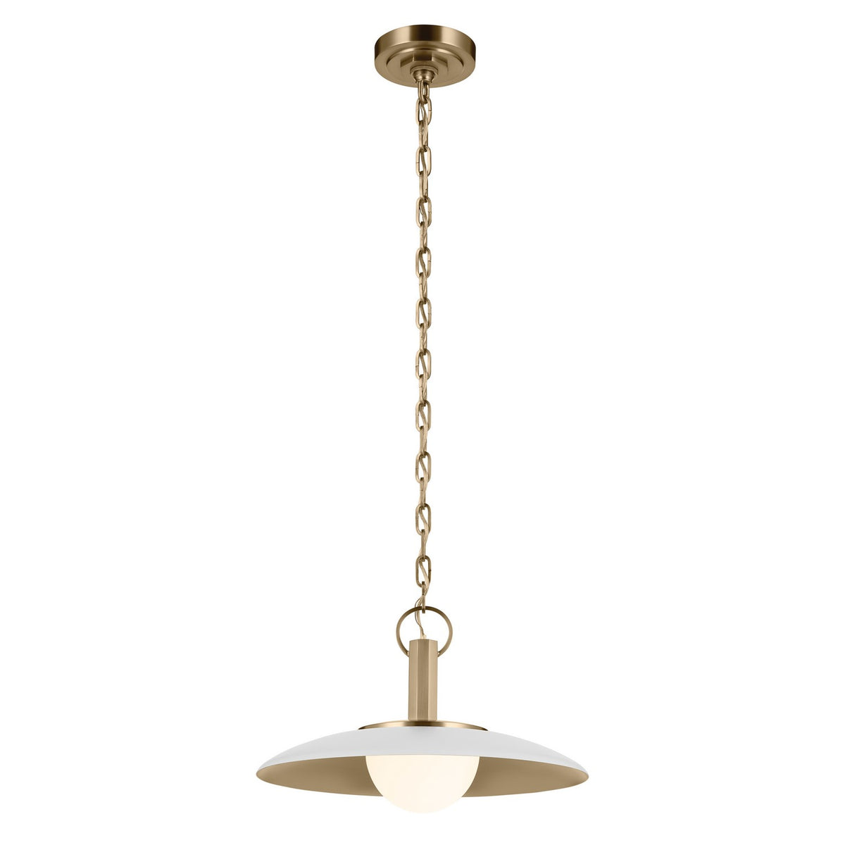 Kurio LED Pendant in White