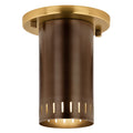 Ruehl LED Flush Mount in Lacquered Bronze