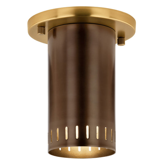 Ruehl LED Flush Mount in Lacquered Bronze
