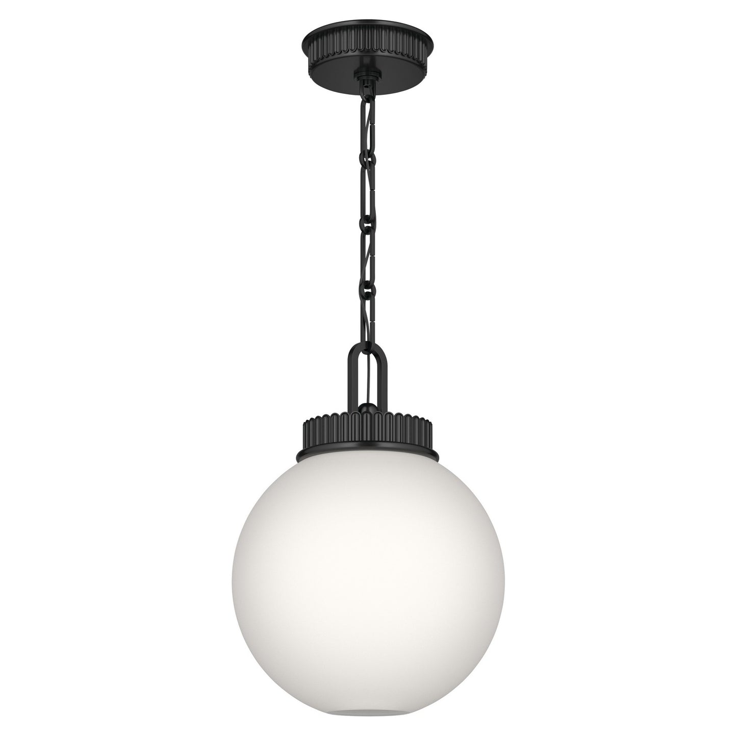 Andorra One Light Pendant in Black
