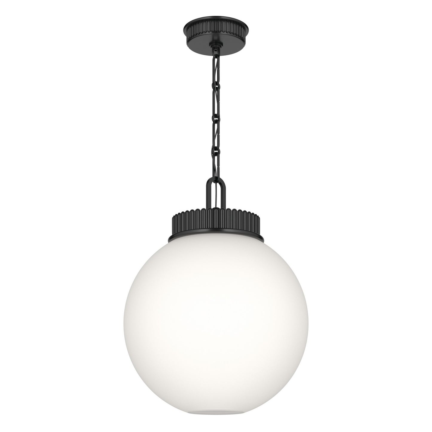 Andorra One Light Pendant in Black