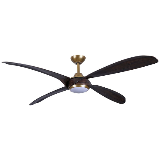 Mortyn 60"Ceiling Fan in Legacy Brass