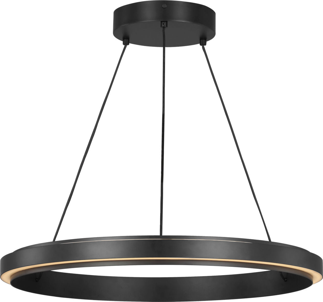 Aro LED Chandelier in Midnight Black
