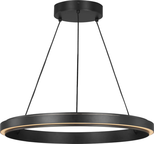 Aro LED Chandelier in Midnight Black