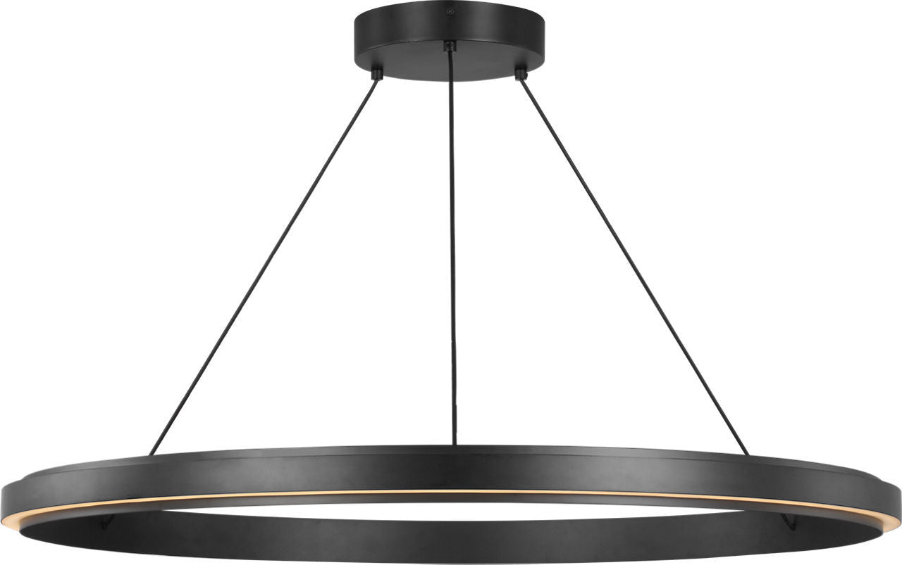 Aro LED Chandelier in Midnight Black