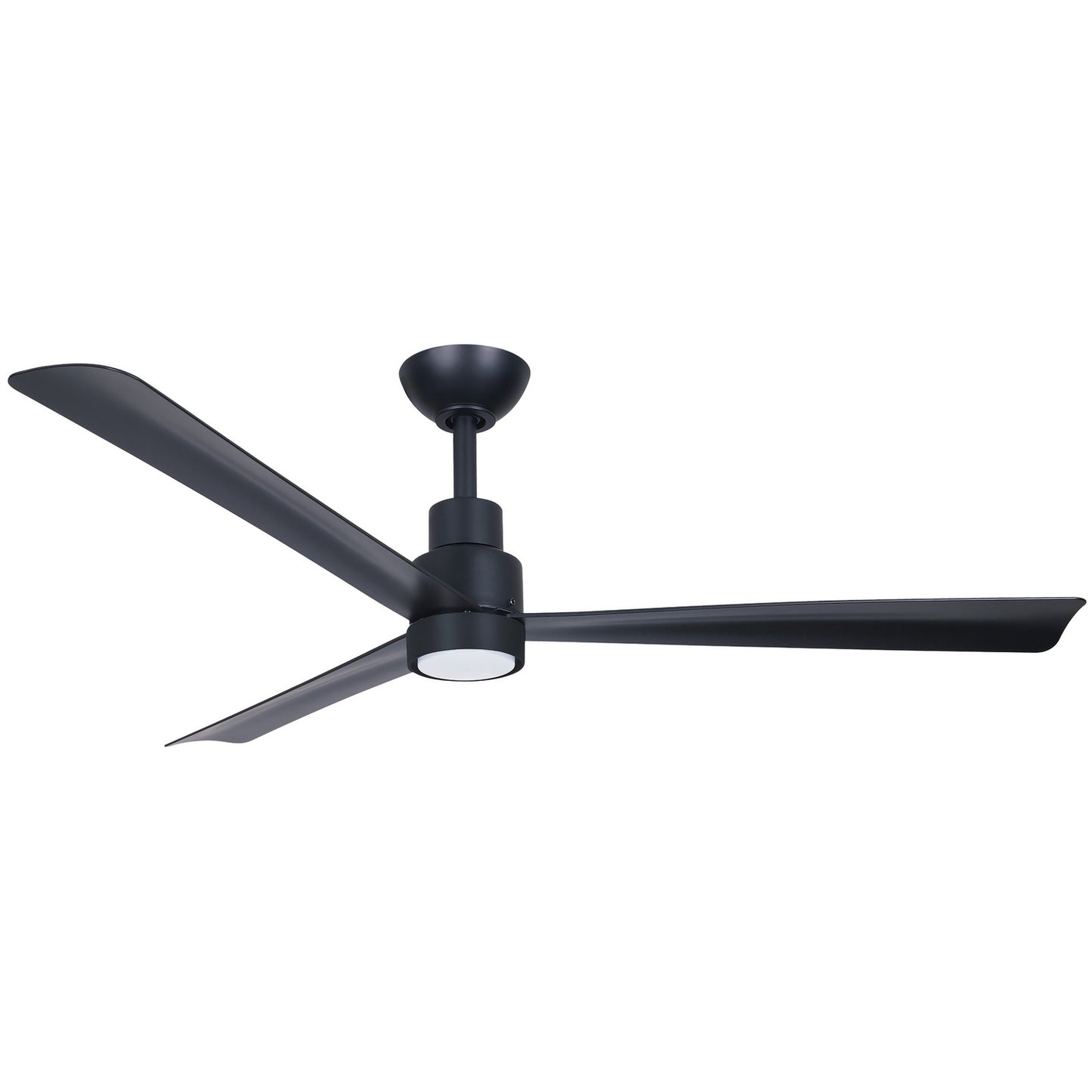 Simple 52"Ceiling Fan in Coal Black