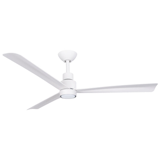 Simple 52"Ceiling Fan in Flat White